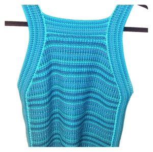 ANN TAYLOR LOFT Short Sleeve Turquoise Sweater